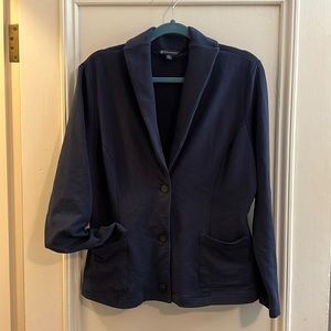 Brooks Brothers Knit Navy Blazer